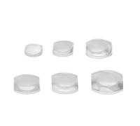 BauphryX Lente d’ingrandimento per data e calendario di orologi, 6 pezzi, lente convessa professionale per la riparazione di orologi, finestra di ingrandimento chiara per una lettura facile