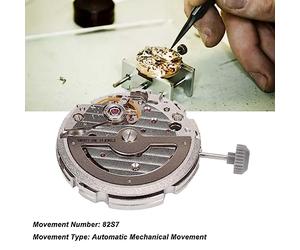 BauphryX Movimento meccanico automatico 82S7, indicatore a 24 ore ad alta precisione con 21 rubini, movimento di ricambio compatibile con scheletro per orologi con carica in senso orario