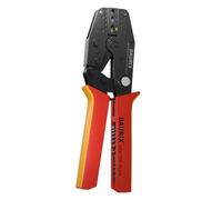 BAURIX® Pinza crimpatrice con ganasce intercambiabili, set di pinze crimpatrici per capicorda e manicotti terminali, pratico sistema di sostituzione con maniglia, strumento multiuso per lavori