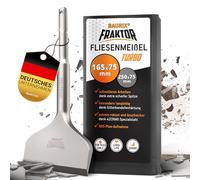 BAURIX® Scalpello SDS Plus per Piastrelle 165x75 mm - Acciaio 42CrMo