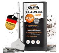 BAURIX® Scalpello SDS Plus per Piastrelle 250x75 mm - Acciaio 42CrMo