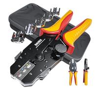 BAURIX® Set Pinza Crimpatrice 6 Ganasce Intercambiabili - con Custodia