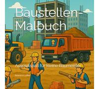 Baustellen-Malbuch: Ausmalspaß für kleine Baumeister