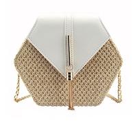 Bausweety - Borsa a tracolla estiva in paglia per donne