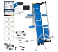 Bautec - Taglierina per polistirolo GAZELLE 4 + STYROCUTTER 250 W » Set professionale con 10 fili di taglio, raspa per levigatura, Staffa per ponteggi, 5 lame