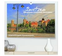 Bautzen mit seinen schönsten Ansichten (hochwertiger Premium Wandkalender 2026 DIN A2 quer), Kunstdruck in Hochglanz: Bautzen mit seinen schönsten ... auf die Spree die bis nach Berlin fließt.