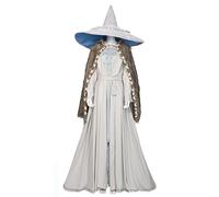 Bauxhie Costume da donna Elden Ring Costume da strega Ranni per cosplay, vestito per Halloween (bianco, 3XL)