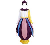 Bauxhie Mrs Potts Costume da donna Mrs Potts, teiera cosplay con cappello, set completo per Halloween (giallo, S)