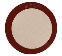 Bavadaggio in silicone ispessato Matro in vetro Fibra di vetro Non stick smorzatura multiuso riutilizzabile per pane frutta dessert cucina cucina accessori (23 * 23 【Cerchio】)