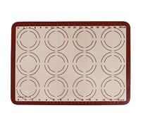 Bavadaggio in silicone ispessato Matro in vetro Fibra di vetro Non stick smorzatura multiuso riutilizzabile per pane frutta dessert cucina cucina accessori (42 * 29,5 [un lato, un lato, un lato,