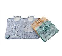 bavaglie bavette bambino + un simpatico gadget in omaggio con lavorazione in jacquard chiusura con elastico 100% cotone misura cm 28x34 ideali per asilo nido o scuola materna made in Italy
