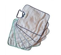 Bavaglie bavette con elastico Bambino Maschio con tela aida 6 pezzi cm 28x36