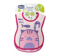 Bavagline Pappa per Neonato Rosa 6M+ Chicco 2 Pezzi