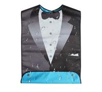 Bavaglini adulti divertenti, Bavaglini per uomo Suit per adulti Bavaglino per anziani Bandana impermeabile da mangiare - 1 Pz