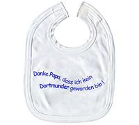 Bavaglini con Stampa - Grazie Papa Nessun Dortmunder - 07077 - Bianco