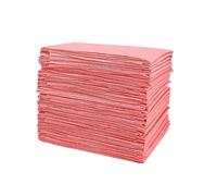 Bavaglini dentistici usa e getta da 60 pezzi, asciugamano per il petto, grembiule per paziente, bavaglino per neonati, tamponi per pulizia tatuaggi, materiali dentali(Pink)