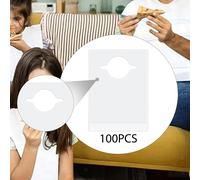 Bavaglini monouso per adulti, protezioni per abbigliamento da pranzo donne,