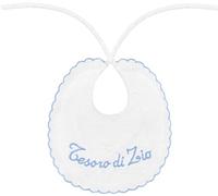 bavaglini neonato ricamo nascita Elegante Bavetta Tesoro di Zio Azzurro