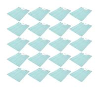 Bavaglini Orali Usa e Getta 30 Pezzi Blu in Carta e Plastica