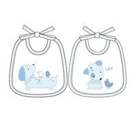 Bavaglino baby ciniglia Ellepi 9860 - 6 pezzi