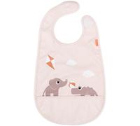 Fatto da Deer™ bavaglino in velcro Parco giochi rosa