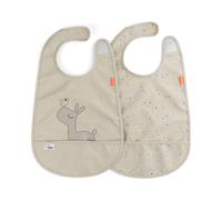 Bavaglino impermeabile con velcro Done by Deer set da 2 pezzi