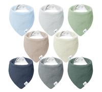 Bavaglino in Mussola per Neonati Bavaglini Triangolari per Bambine e Ragazzi