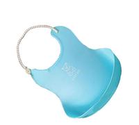 Bavaglino lavabile impermeabile in morbido silicone per l'alimentazione del bambino saliva gocciolante bavaglino per il pranzo dei bambini bavaglini cibo tasca superiore qualità e creativo