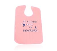 Bavaglino per allattamento rosa, impermeabile, confortevole e delicato sulla pelle, adatto per adulti e anziani quando si mangia