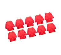 Bavaglino per pittura impermeabile a maniche lunghe per bambini 10 pz/set
