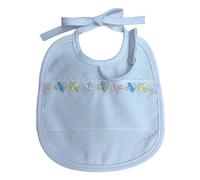 Bavaglino Succhiello Bavetta Spugna Cotone Bio Bordo Tela Aida Ricamare Marbet 5