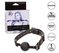 Bavaglio a Sfera BDSM Calexotics Nocturnal - Silicone Nero