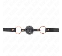 Bavaglio Ball Gag BDSM Kink Premium - TPE 4 cm, Cinghia 60 cm