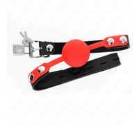 Bavaglio Ball Gag BDSM Kink - Silicone 4 cm, Cinghia 60 cm