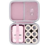 Baval Custodia per stampante di etichette compatibile con stampante termica per etichette NIIMBOT B21/B1/B21 Pro/B1 Pro/B2 Pro Label Maker e carta per etichette da 2" (custodia rosa)