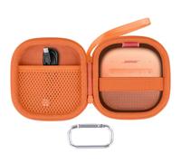 Baval Custodia rigida portatile per altoparlante Bluetooth Bose SoundLink Micro 2nd Gen (custodia arancione)