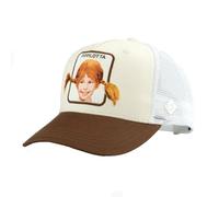 Bavarian Caps Unisex Curved cap, Pippilotta - Weiß Braun