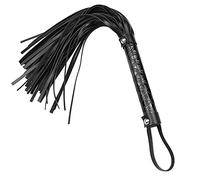 Baven Frustino Equitazione Corto, Outdoor Sports Portatile Antiscivolo Simil Pelle Frustino Cavallo, per Cavallo Performances, Equestrianism Cavallo Corto,Frusta in Pelle con Frange Nero