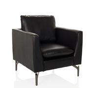 BAVERO | 1 posto | similpelle - Poltrona Lounge Nero