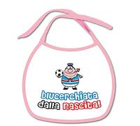 Bavetta Bavaglino personalizzabile Calcio Tifoso gadegt compatibile per bimba tifosa della Sampdoria Blucerchiata dalla nascita
