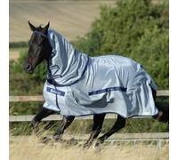 Bavetta ventrale per copertura per cavallo Bucas Buzz-Off & Neck Bleu 140 cm