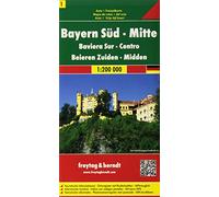 Baviera centro sud 1:200.000: Toeristische wegenkaart 1:200 000: AK 0220
