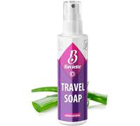 Baviette Eco Travel Soap con microrganismi: ideale per campeggio, in auto e in aereo, sapone compatto per lavastoviglie e lavaggio all'aperto (100 ml)
