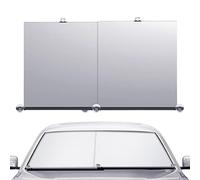 Bavokon Protezione Solare per Parabrezza Auto - Parasole Parasole Retrattile Automatico,Copertura a Tenuta di Luce per Auto per Proteggere Interni 'Auto dai Raggi UV Sun Glare
