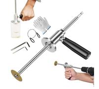 Bavokon Taglia Tubi PVC per Interni - Kit Regolabile Tagliatubi Interno in PVC - Attrezzo Resistente per Tubi Tronchesino per Vetro Giada Marmoro Progetti Idraulici Domestici