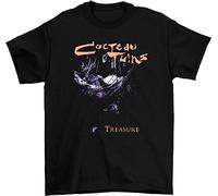 BAWCN Cocteau Twins Band Treasure Short Sleeve Black Men T-Shirt Black XL