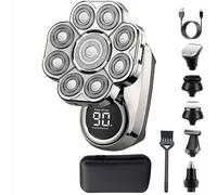 Bawldy 9.0 Rasoio, IPX7 Wet & Dry Shaving Bawldy 9.0 Ultra Shaver (9-Head (9370))