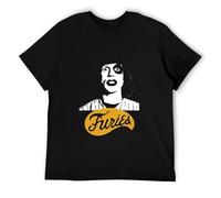 BAWUN DOQU Baseball Furies Warrior Retro Movie Fan T Shirt BlackOne Size