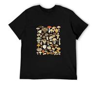 BAWUN Mushrooms Tshirt Various Funny Symbols T Shirt Colour29 S