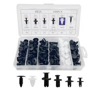 Baxcdyswe 100 Pezzi Rivetti In Plastica per Auto, 6 Diverse Rivetti Plastica Universal, Clips Auto, Clip di Fissaggio per Portiere, Paraurti, Decorazione Auto Kit di Smistamento